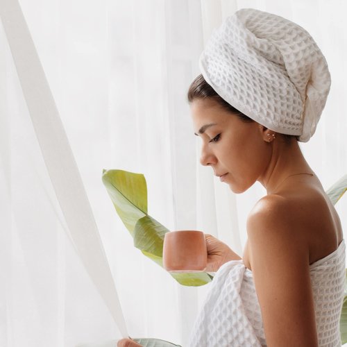 sea me at home Turkish Cotton Large Bath Towel, Bath Sheet (34x67 inches) Luxurious Spa-Like Towels Great for Use Bath, Beach, or Pool Time (Bath Sheet, White)