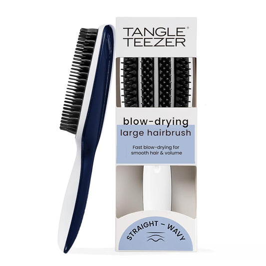 Tangle Teezer Blow Styling Smoothing Hairbrush Tool, Gentle and Fast Drying for Medium & Long Hair, Half Size