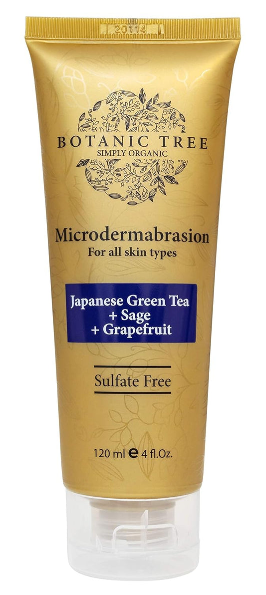 Microdermabrasion Facial Scrub - Anti-Aging Exfoliator for Acne Scars & Dull Skin | 100% Vegan, 4 fl. oz.