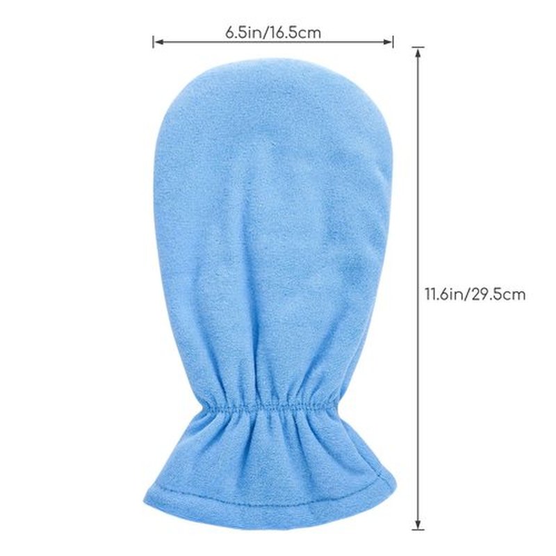 Segbeauty 4pcs Paraffin Wax Gloves, Thick Paraffin Heated Hand SPA Mittens, Gloves for Hot Wax Hand thera-py Bath Paraffin Thermal treat-ment SPA Wax Warmer Paraffin Wax Machine Blue