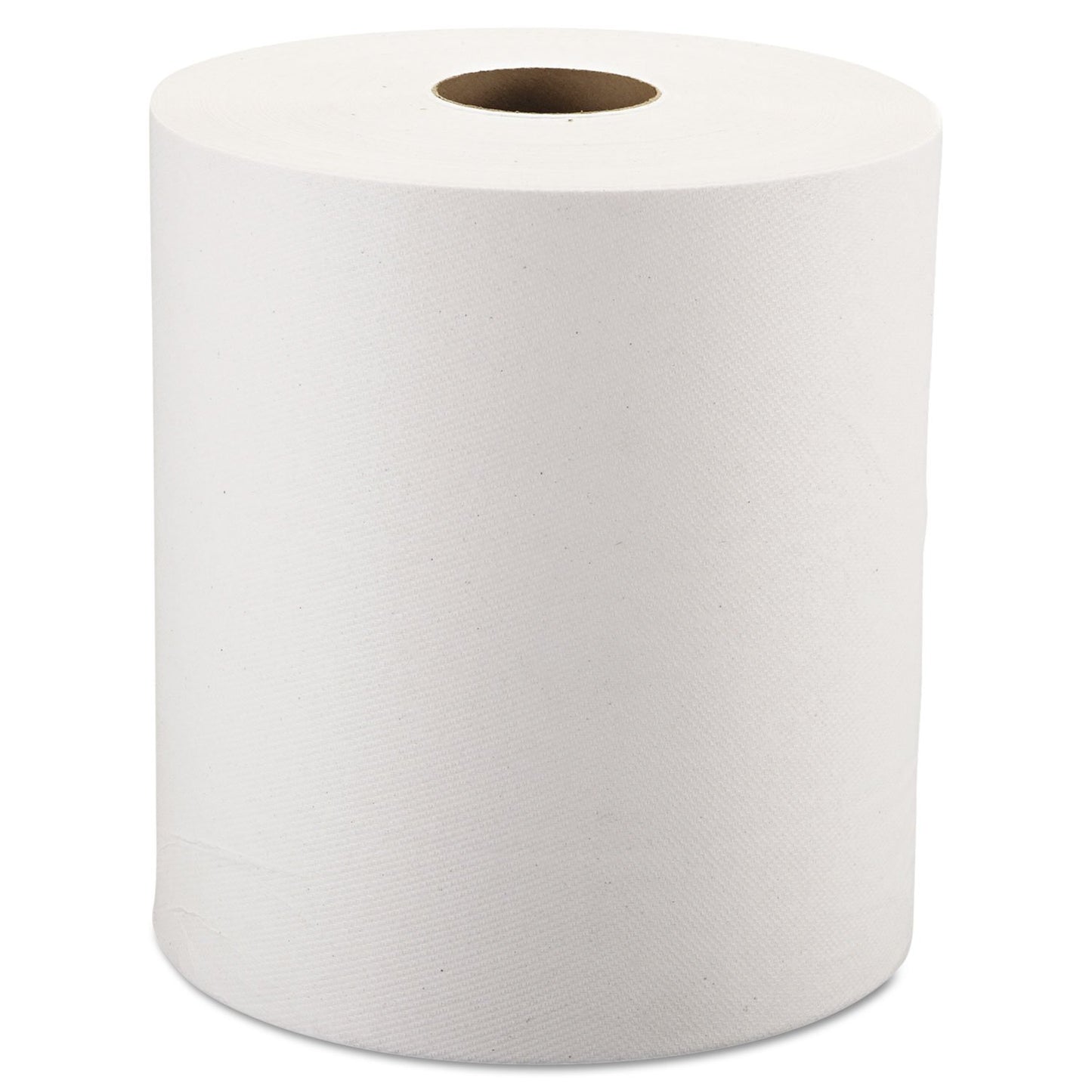 Windsoft Commercial Paper Towels, Hardwound Roll Hand Towels, 6-Pack, 8" x 800ft per Roll, White, Hardwound Towel Dispensers Refill