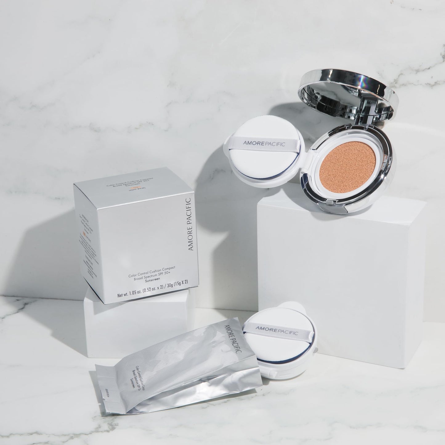 AMOREPACIFIC Color Control Cushion Compact Broad Spectrum SPF 50+, 104, 1.05 Ounce (Pack of 1)