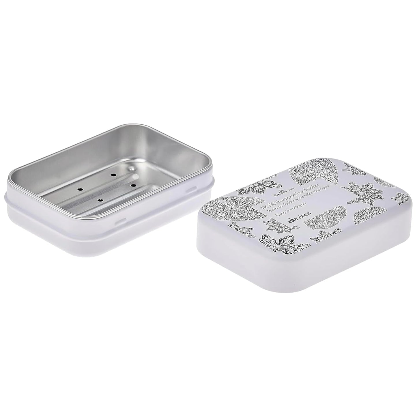 Davines Cleansing Bar, Solid Cleansing Shampoo Bar, Body Wash Bar, Packed in 100% FSC Paper Wrapper, Recyclable, and Aluminium Case Holder