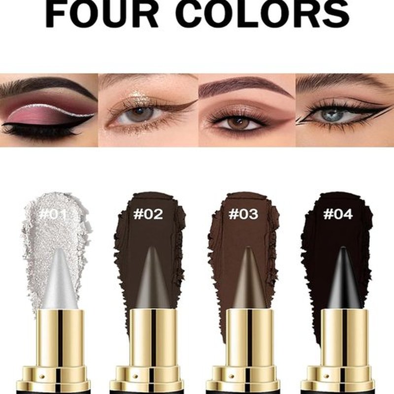 dfgsxifc Bousalutend Eye Liner, Bousalurrens Eyeliner Cream, Athartle Natural Waterproof Eyeliner Cream, Matte Quick-Dry Eyeliner, Eyeliner for Mature Women Gel, Halloween Make Up for Adults (03)