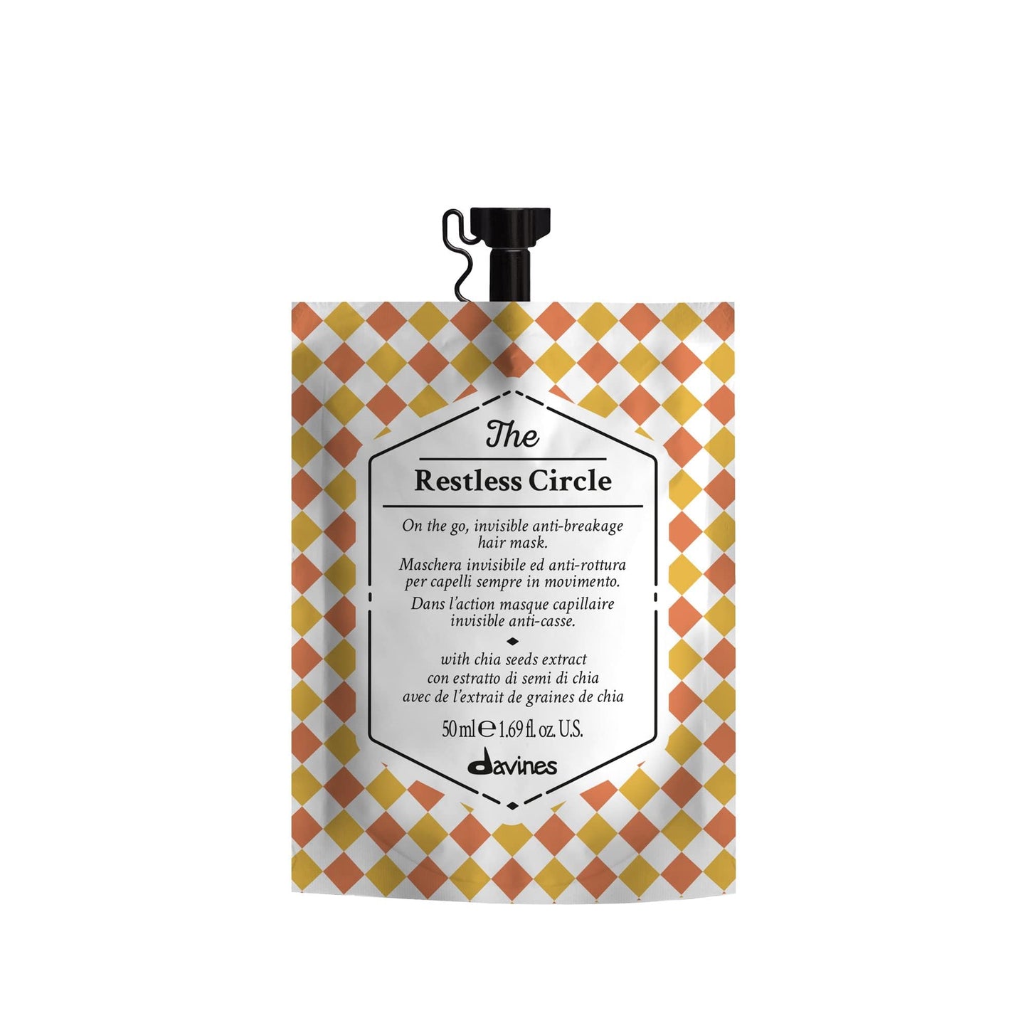 The Restless Circle On-the-go Invisible hair mask, for all hair types