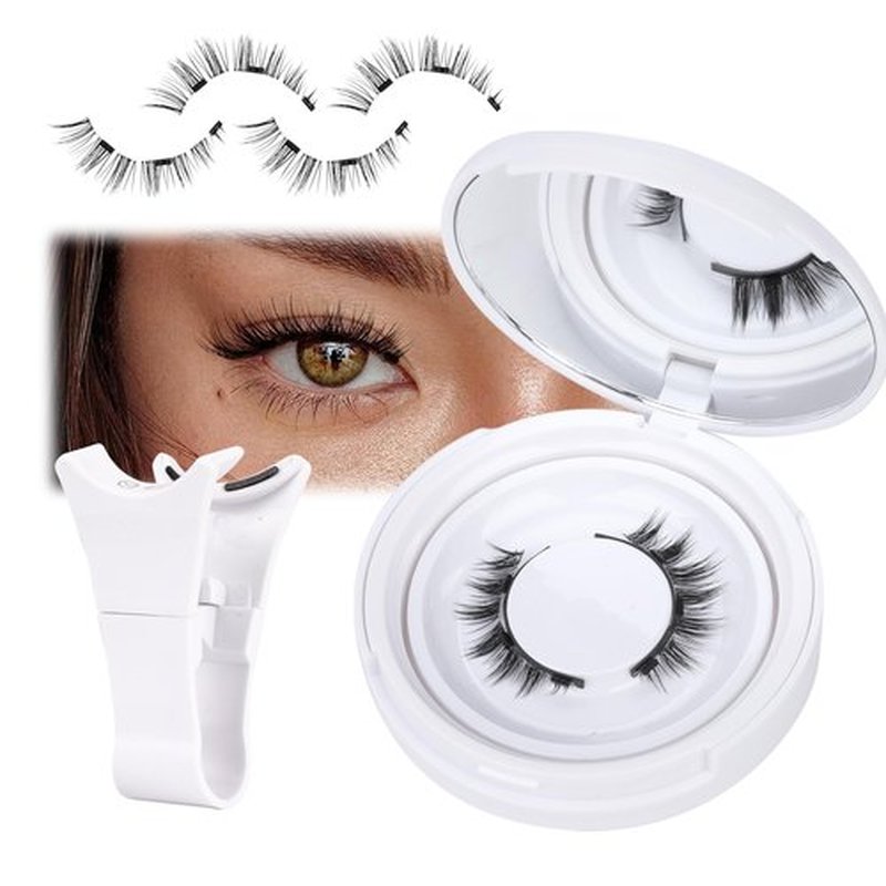 Magnetic Eyelashes Cat Eye Natural Look Wispy Magnetic Lashes without Eyeliner Reusable Short 14MM Magnetic Eyelashes with Applicator No Glue Needed All Day Comfort Lashes with Magnets by JIMIRE