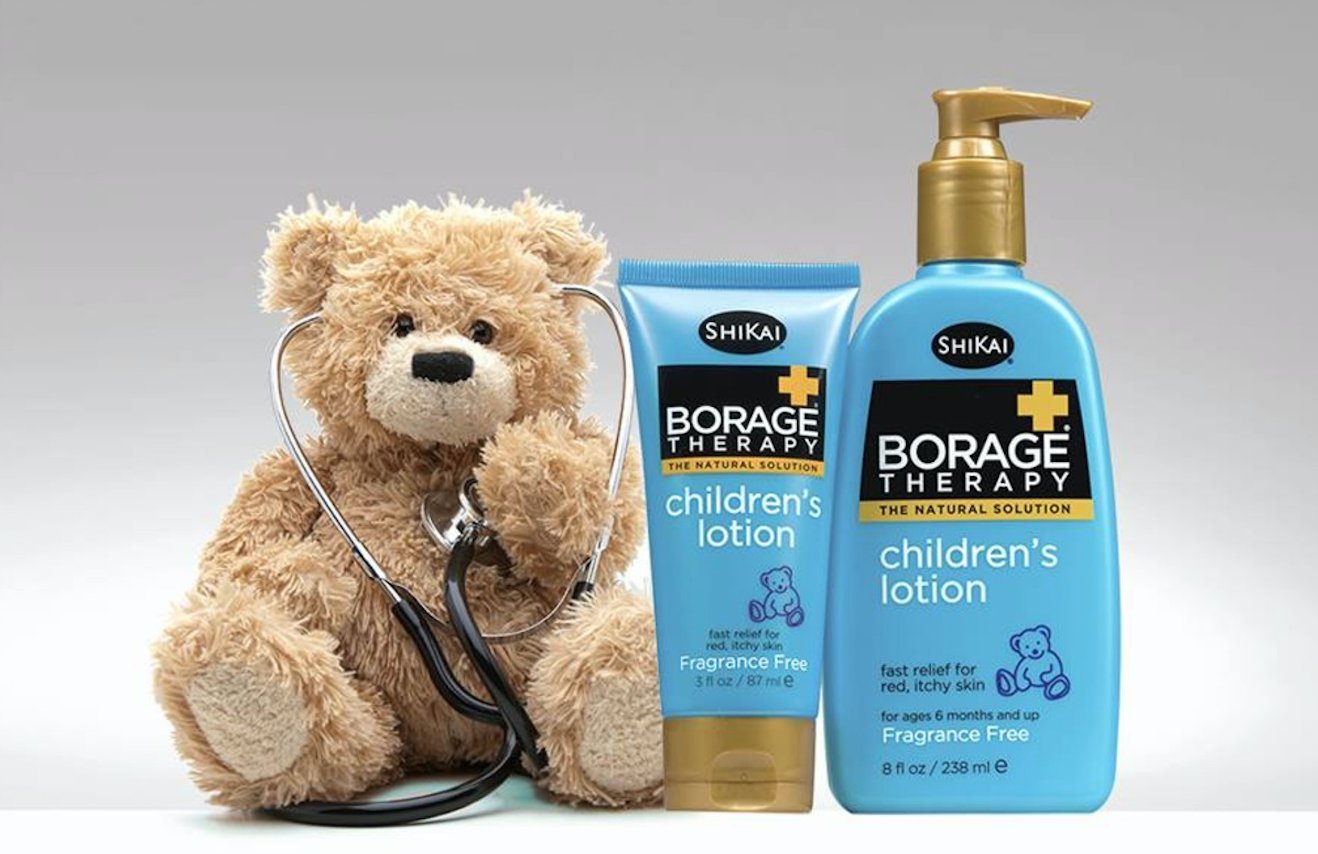 Shikai Borage Dry Skin Therapy Natural Formula Lotion for Childrens - 8 Oz
