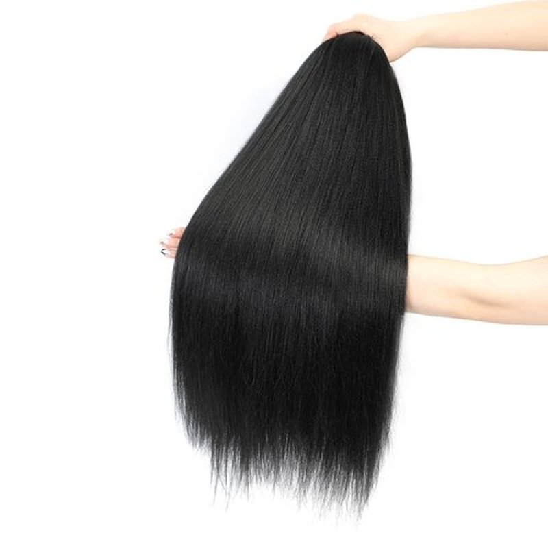 Braiding Hair Pre Stretched Long Pre Stretched Braiding Hair Extensions Braiding Hair Pre Stretched 20 Inch 8 Packs Synthetic Braiding Hair Extensions For Braids (20inch,1B)