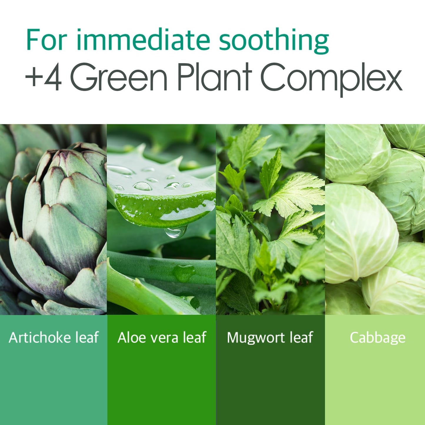 Petitfee Artichoke Soothing Hydrogel Face Mask 5ea - Soothing Facial Mask with Artichoke, Mugwort, Cabbage, Broccoli Extracts, Hydrating, Calming Care