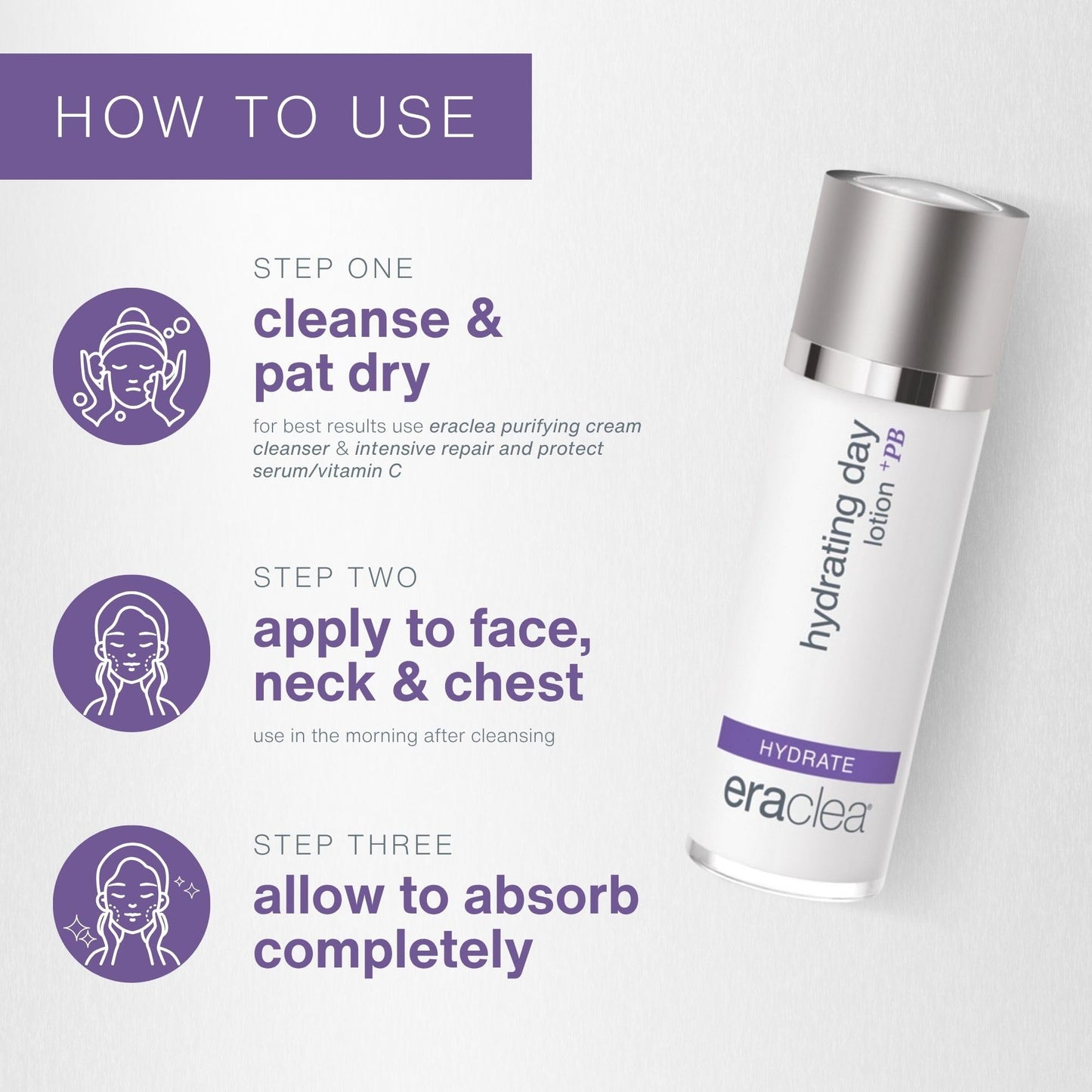 eraclea Hydrating Day Lotion +PB with Hyaluronic Acid (1 fl oz)