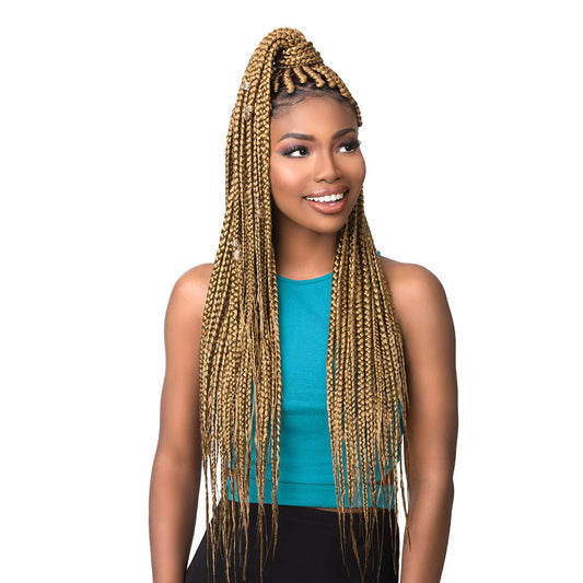 Xpression Sensationnel Synthetic Hair Braids 3X Ruwa Pre-Stretched Braid 24" (3 Packs, VINTAGEROSE)