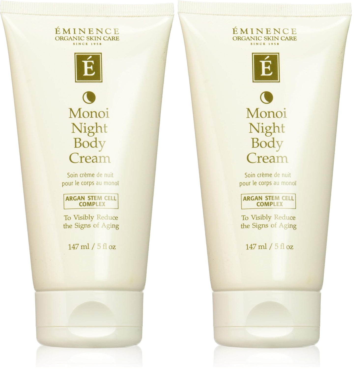 Eminence Monoi Age Corrective Night Body Cream, 5 Fl Oz (Pack of 2)