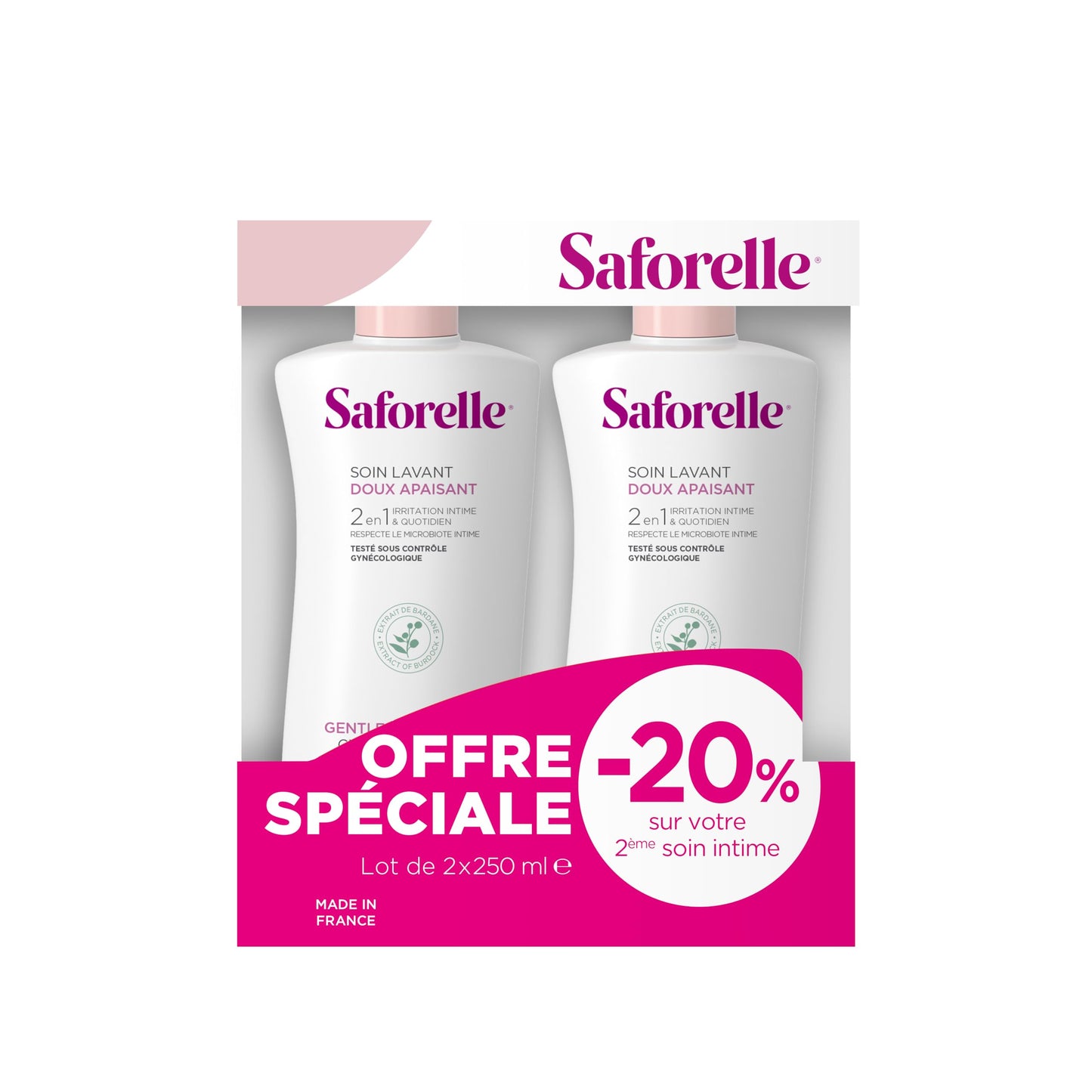 Saforelle Gentle Cleansing Care 2X250ml