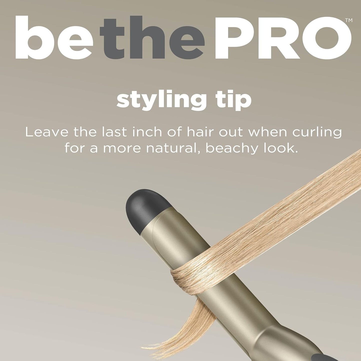 Tourmaline Ceramic Tapered Curling Wand - 1 1/4" to 3/4" for Beachy Waves