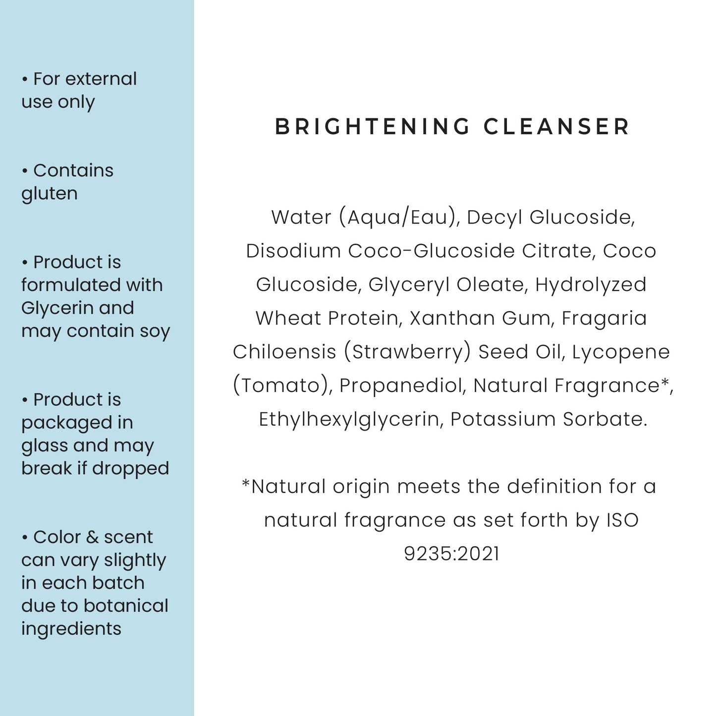 Indie Lee Brightening Facial Cleanser - Daily Hydrating Cleanser, Makeup Remover & Exfoliating Face Mask to Brighten, Firm & Protect Dry Skin - Clean, Gentle Face Wash (4.2oz)