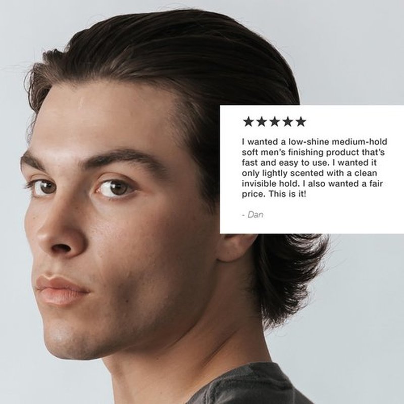 CRVFT Pomade 2oz - Semi-Matte Finish Shine - Original Hold Medium Strength (Gel) – Men’s Styling Product, Barber Approved - Water Based/Soluble - Boss Scented - Straight/Thick/Wavy Hair