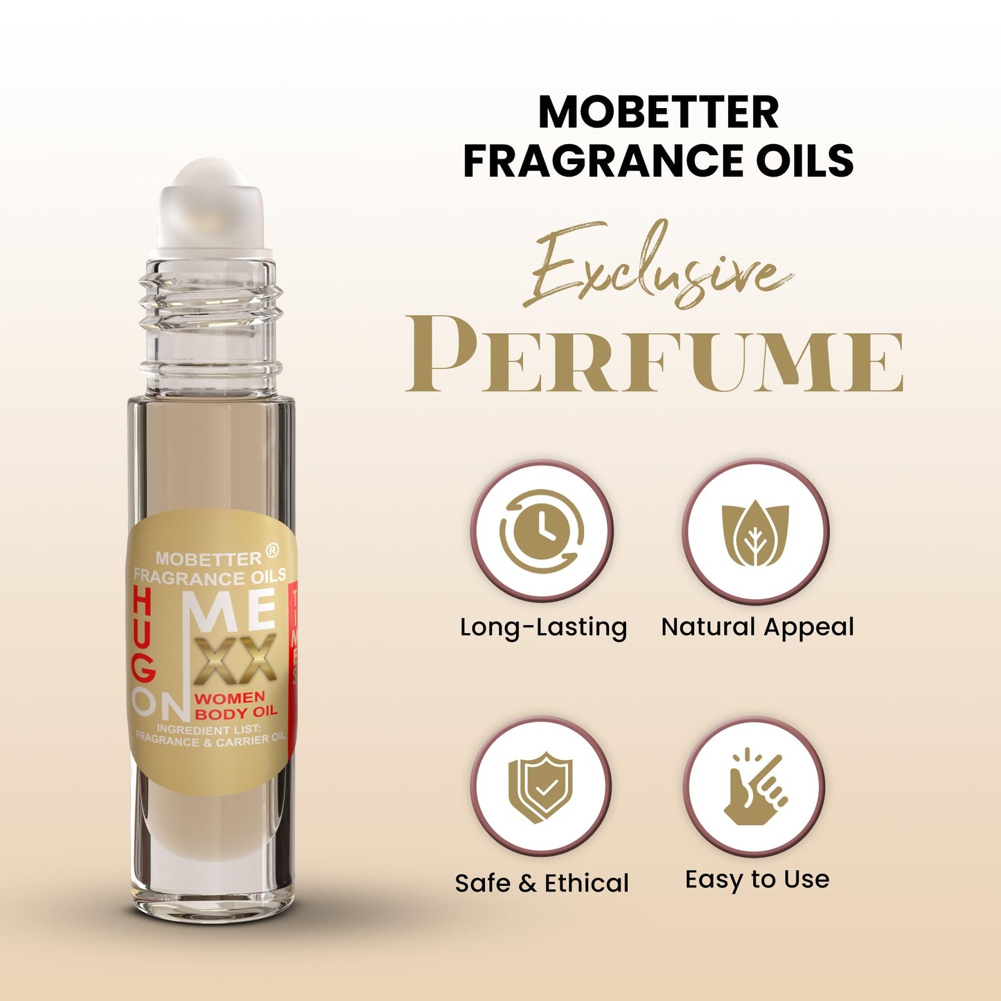 MOBETTER FRAGRANCE OILS Hug On Me XX Times Women Perfume Body Oil