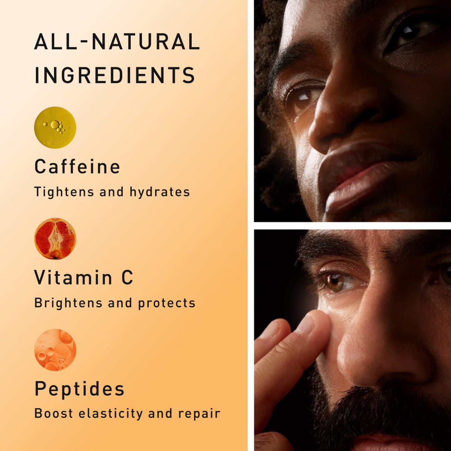 Hawthorne Men’s Brightening Eye Cream for Dark Circles. Under Eye Treatment for Men. Reduce Puffiness, Eye Bags, and Wrinkles with Natural Caffeine, Cucumber, Peptides, and Vitamin C. 0.3 Ounce