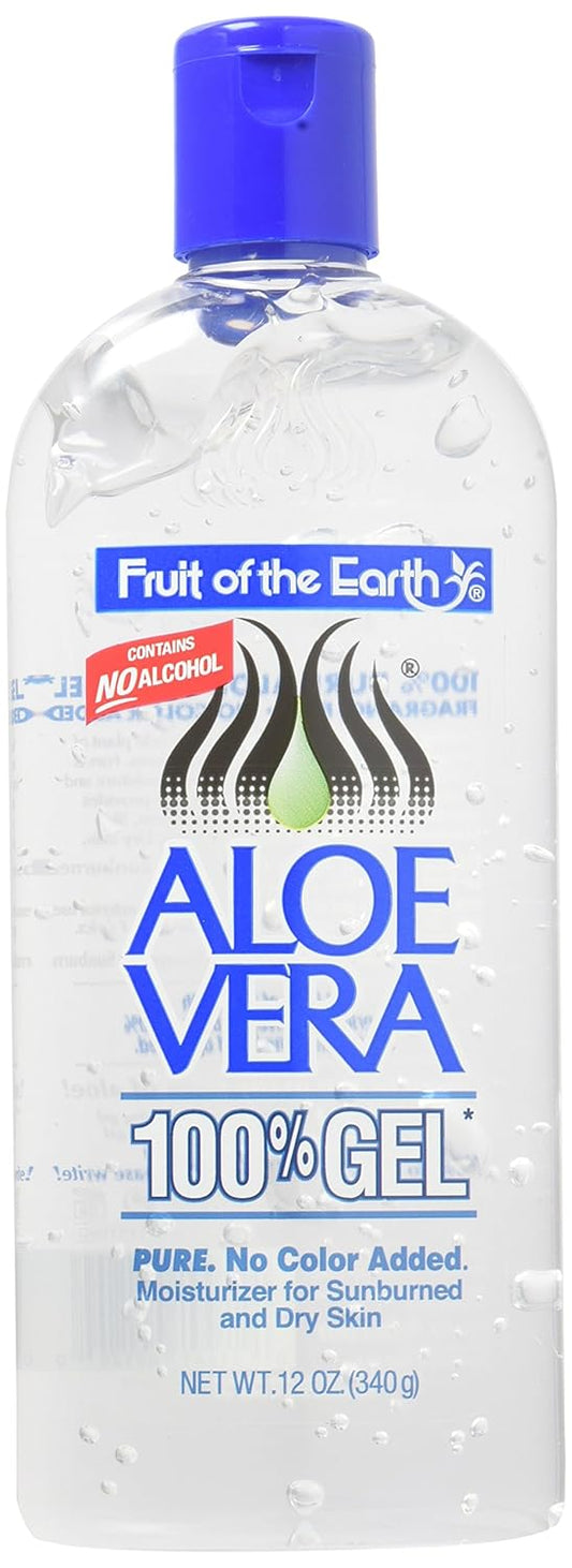 Aloe Vera Gel - 12 Ounce | Soothing Moisturizer for Skin & Hair | 2 Pack Bundle