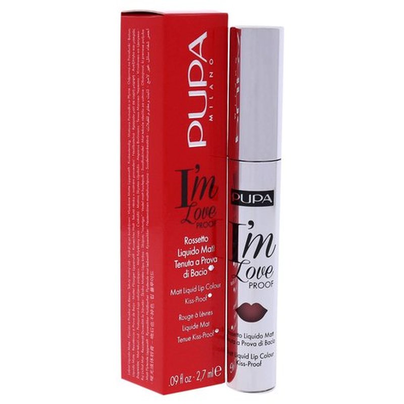 Pupa I Am Love Proof Matt Liquid Lip Color - 002 Delicate Nude Milano for Women - 0.09 oz Lipstick