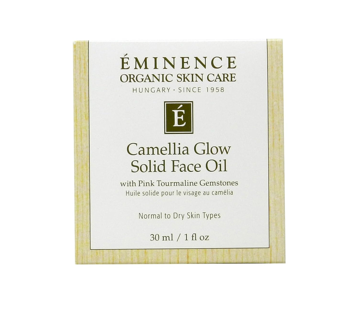 Eminence Camellia Glow Solid Face Oil - Nourishing Skincare, 1 Ounce