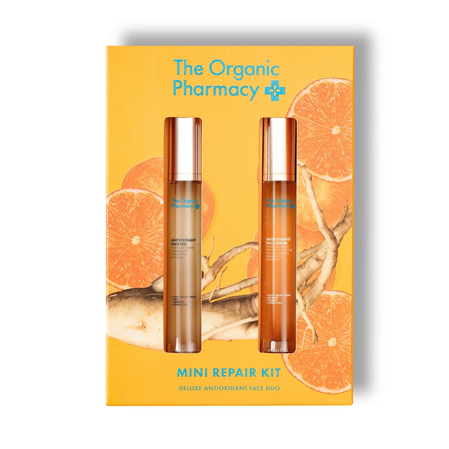 The Organic Pharmacy Antioxidant Duo - Antioxidant Face Serum, Antioxidant Face Gel (15ml X 2)