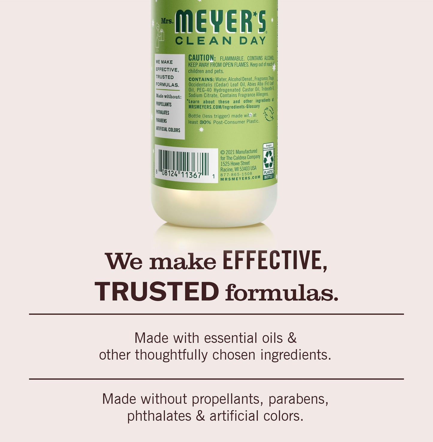 MRS. MEYER'S CLEAN DAY Room Spray, Iowa Pine Scent, 8 Fl Oz Bottle - 3 Pack
