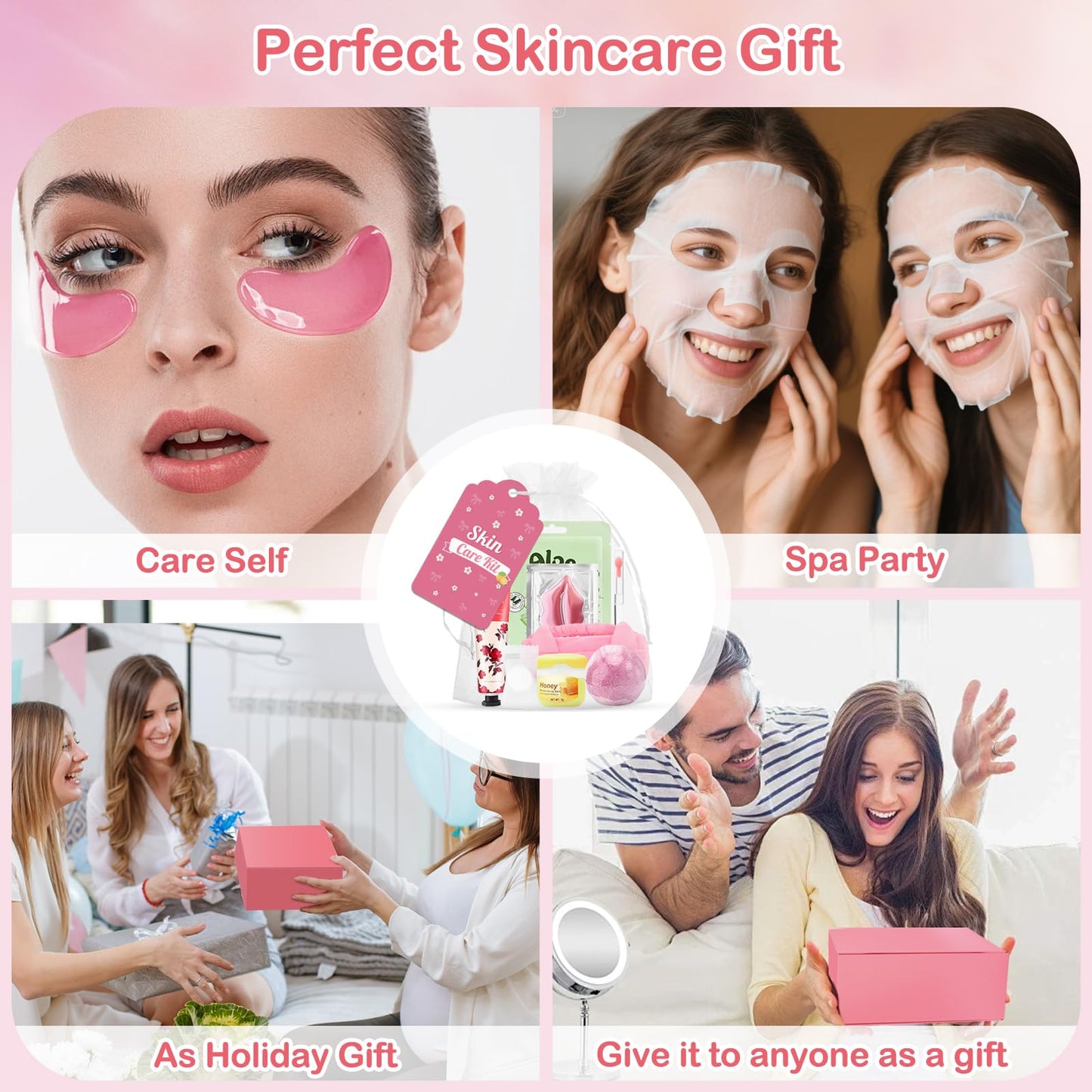 132 PCS Spa Party Supplies for Girls