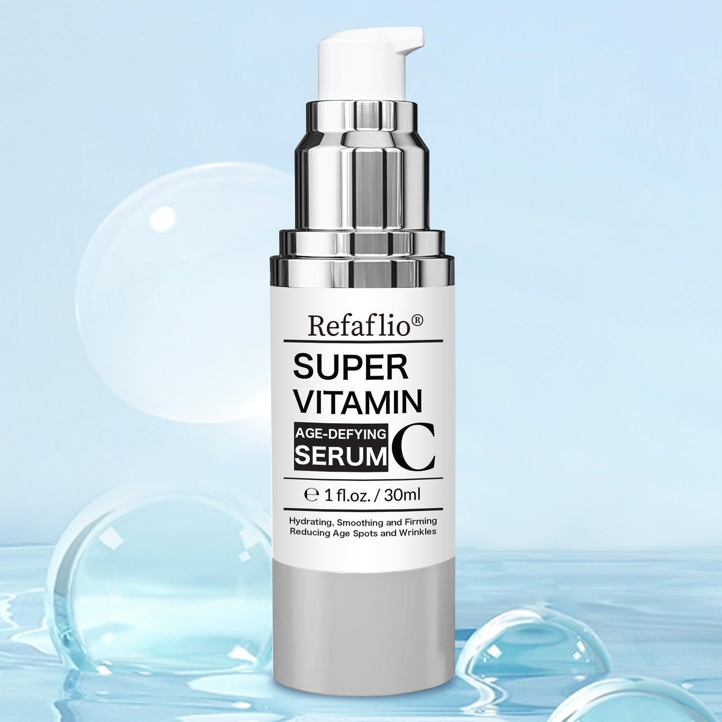 Super Vitamin C Serum for Women over 70, Wrinkle Cream for Face, Anti Aging Cream, Hydrates, Softens, Lifts and Firms Super Vitamin C Serum (30ml, Orange)