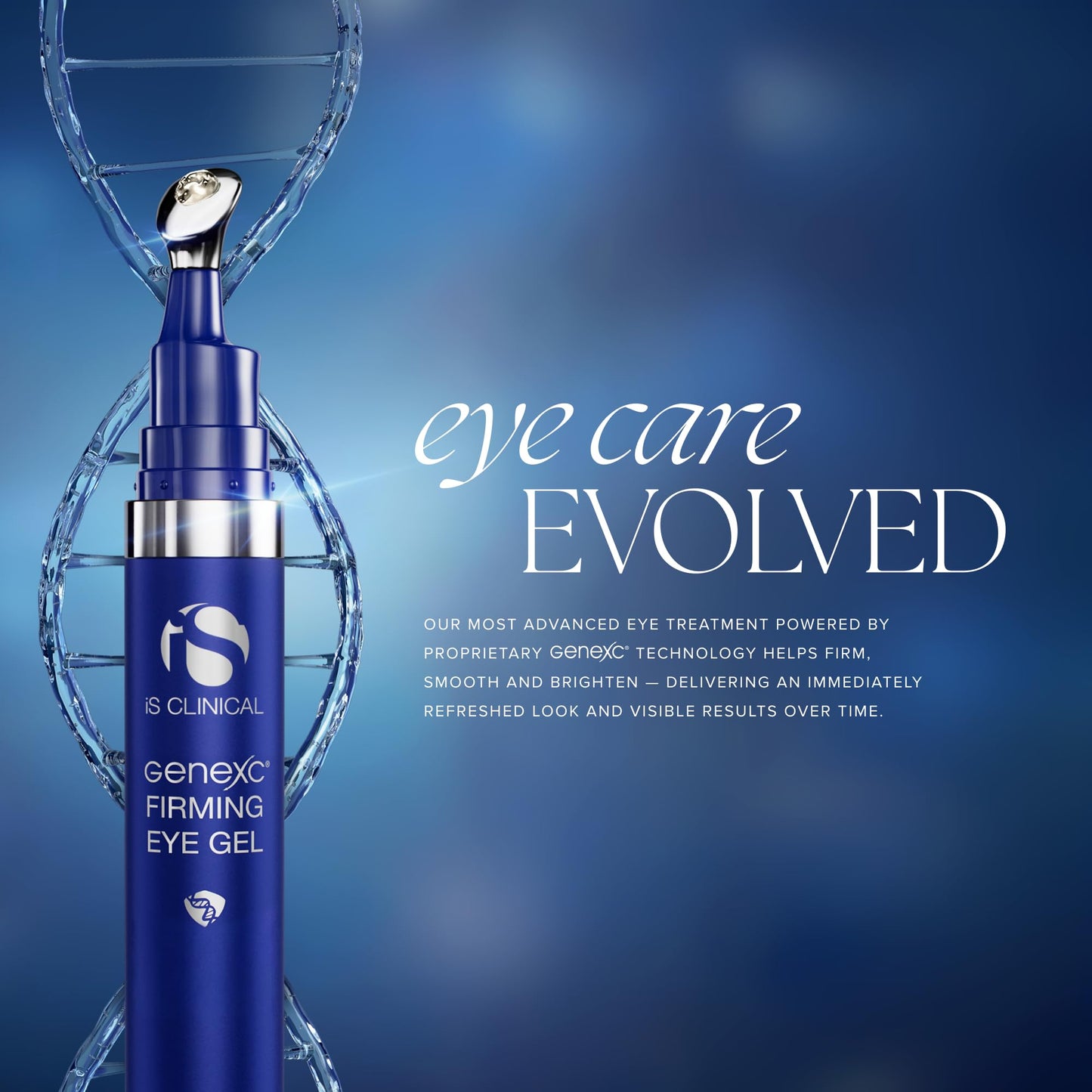 iS CLINICAL GeneXC Firming Eye Gel, Anti-Aging Brightening Under Eye Gel, Reduces Puffiness, Hydrating and Firming