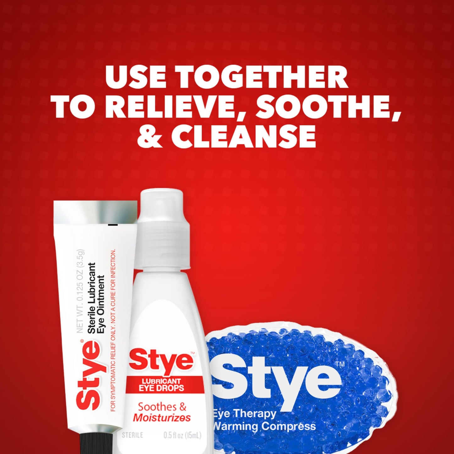 Stye Sterile Lubricant Eye Drops, Stye Relief Eye Drops, 0.5oz