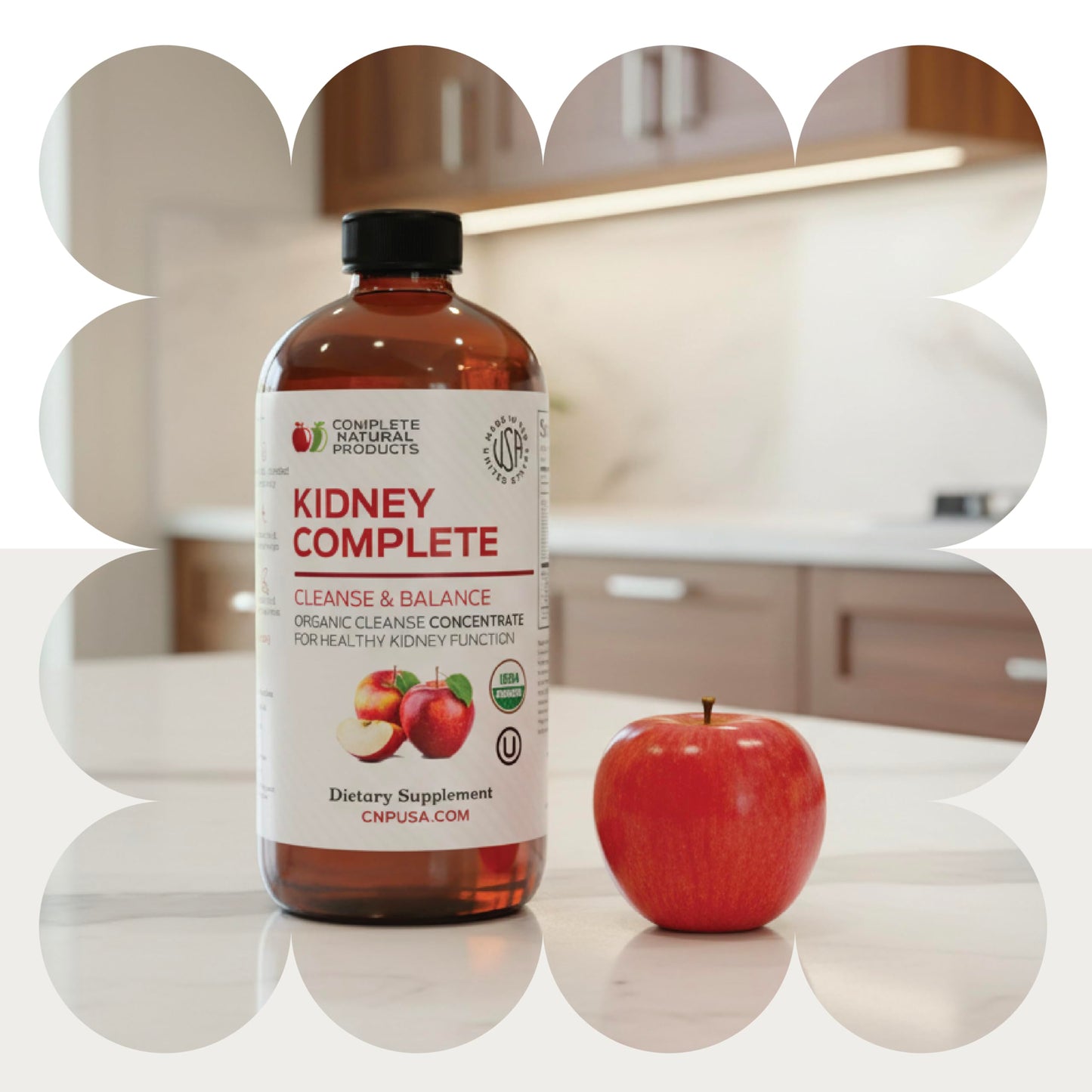 CNP | Kidney Complete Liquid 16oz - ACV, Lemon, Chanca Piedra Cleanse Aid