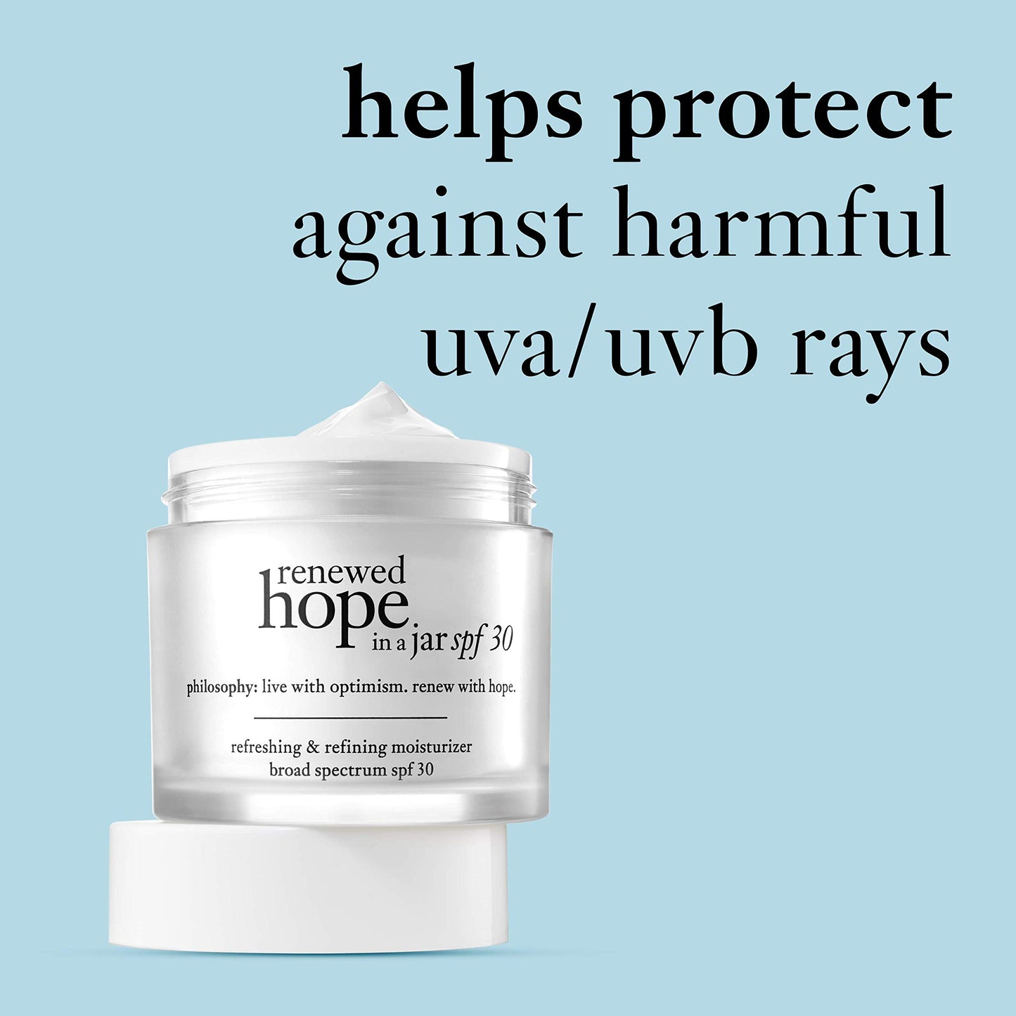 philosophy renewed hope in a jar - moisturizer - spf 30, 2 oz
