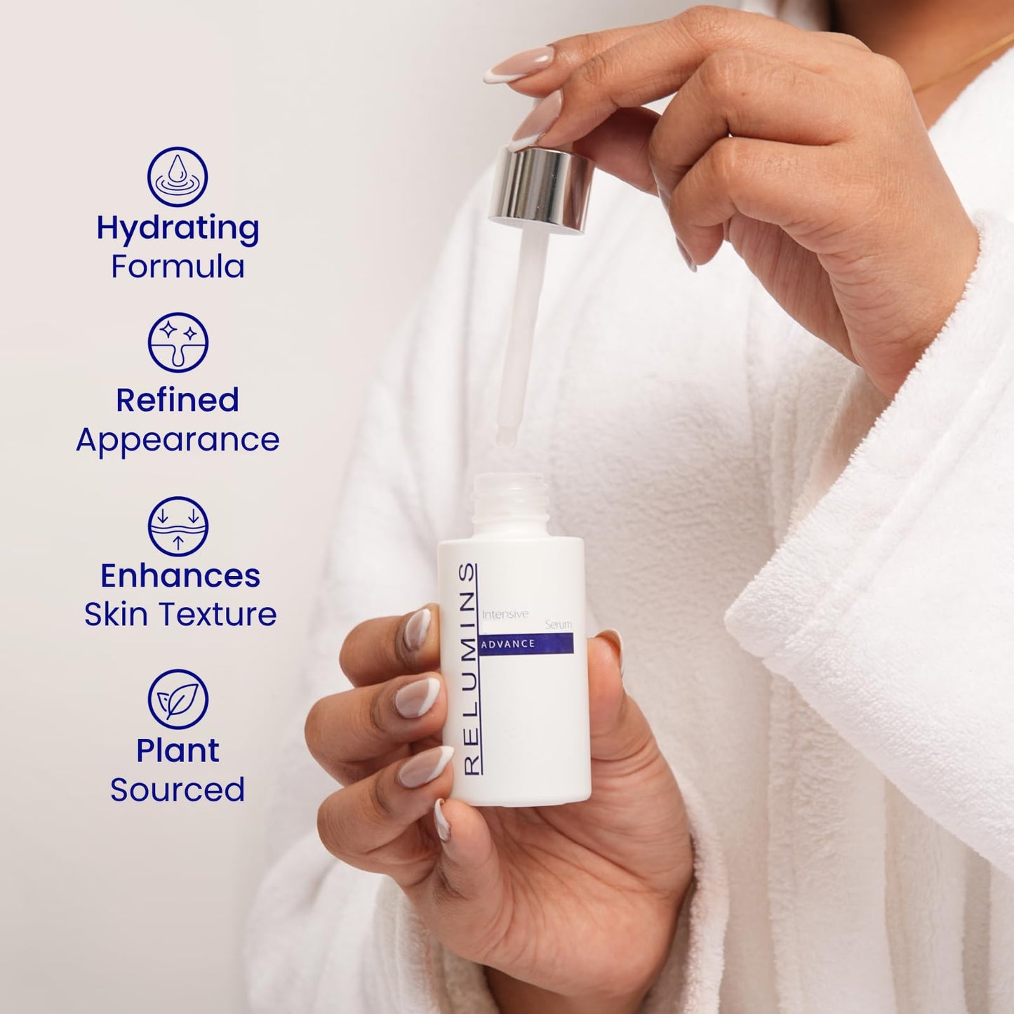 Relumins Intensive Repair Serum – Advanced Skin Hydration & Tone-Enhancing Formula for Smooth, Radiant-Looking Complexion, for a Glowing Summer Skin – 30ml