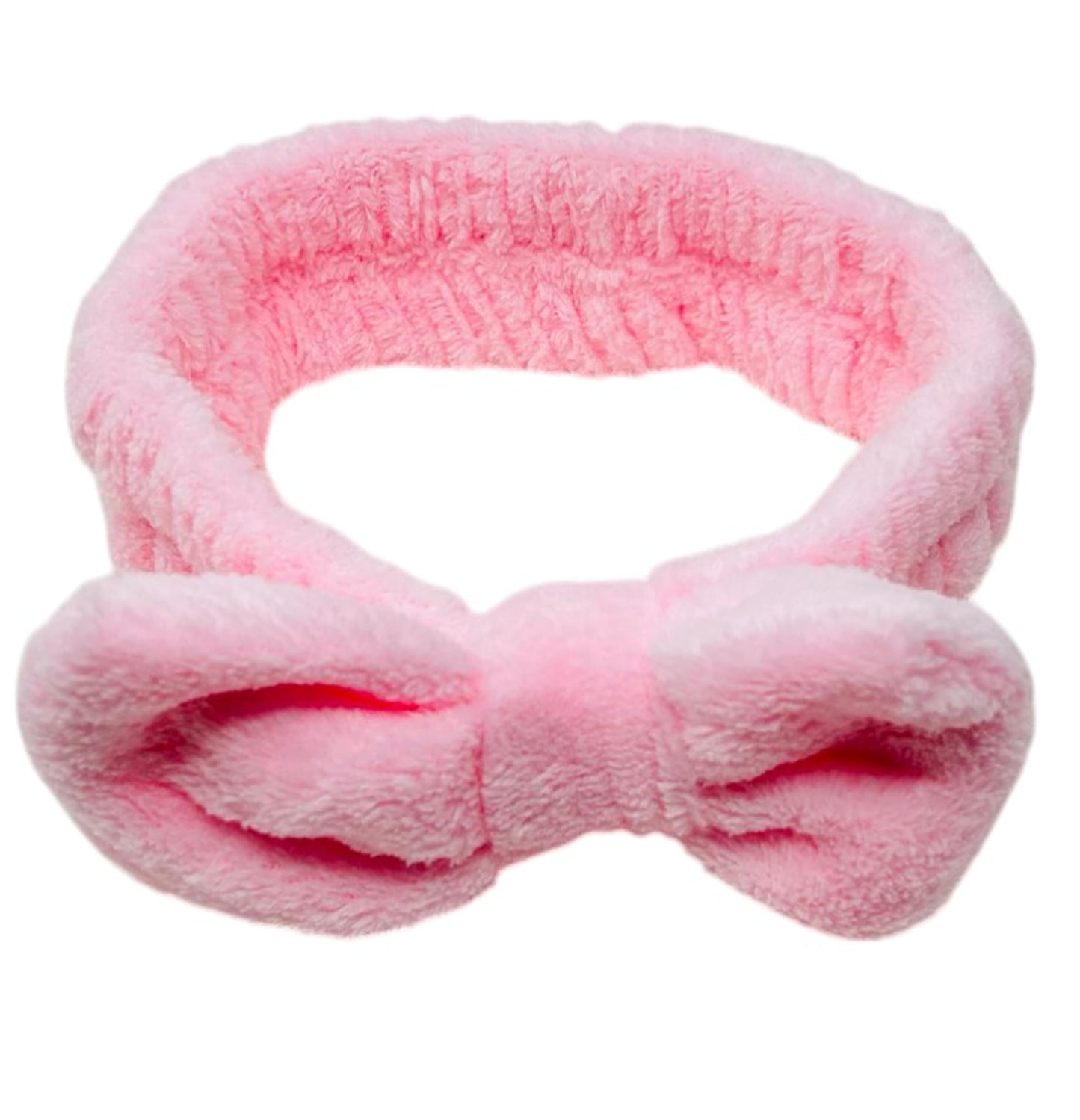 Shimmer Anna Shine 5-Piece Spa Gift Set – Pink Facial Headband, Hair Clip & Wristbands, One-Size Skincare Accessories for Makeup, Face Washing & Self-Care