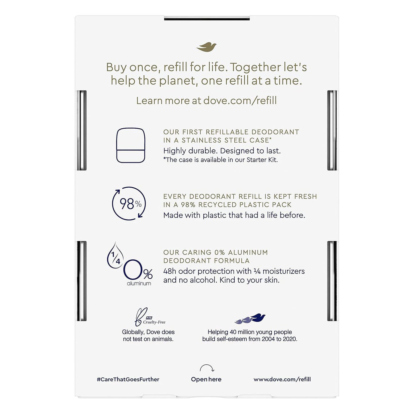 Dove Deodorant 2.6 Ounce Invisible Solid Sensitive Skin (76ml) (6 Pack)