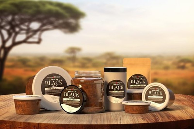 African Black Soap Paste 3.5 lbs. 100% Natural Raw soap for Acne, Eczema, Psoriasis, and Dry Skin Scar Removal Face And Body Wash. Handmade imported from Ghana