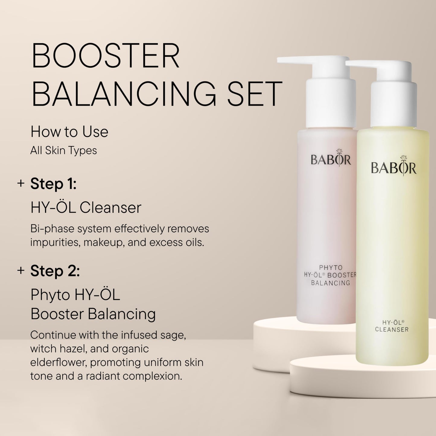 BABOR Phyto HY-OL Booster Balancing for Combination Skin and Oily Skin, 1 x 100 ml