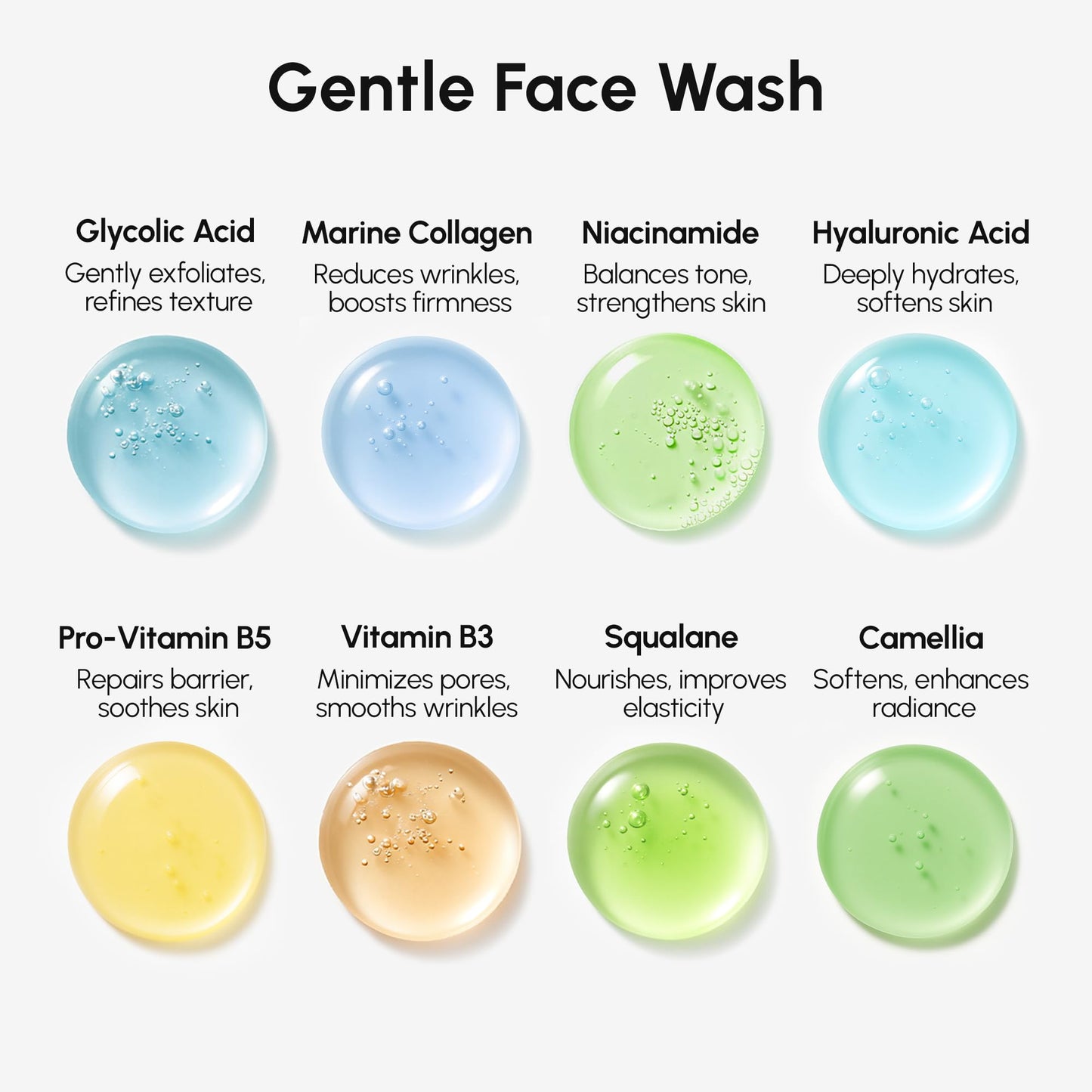 MAREE Face Exfoliator 2 PACK – Microdermabrasion Facial Scrub & Exfoliating Face Wash for Women – Collagen & Glycolic Acid – Gentle Scrub and Exfoliant – Men Exfoliating Scrubber – Exfoliante