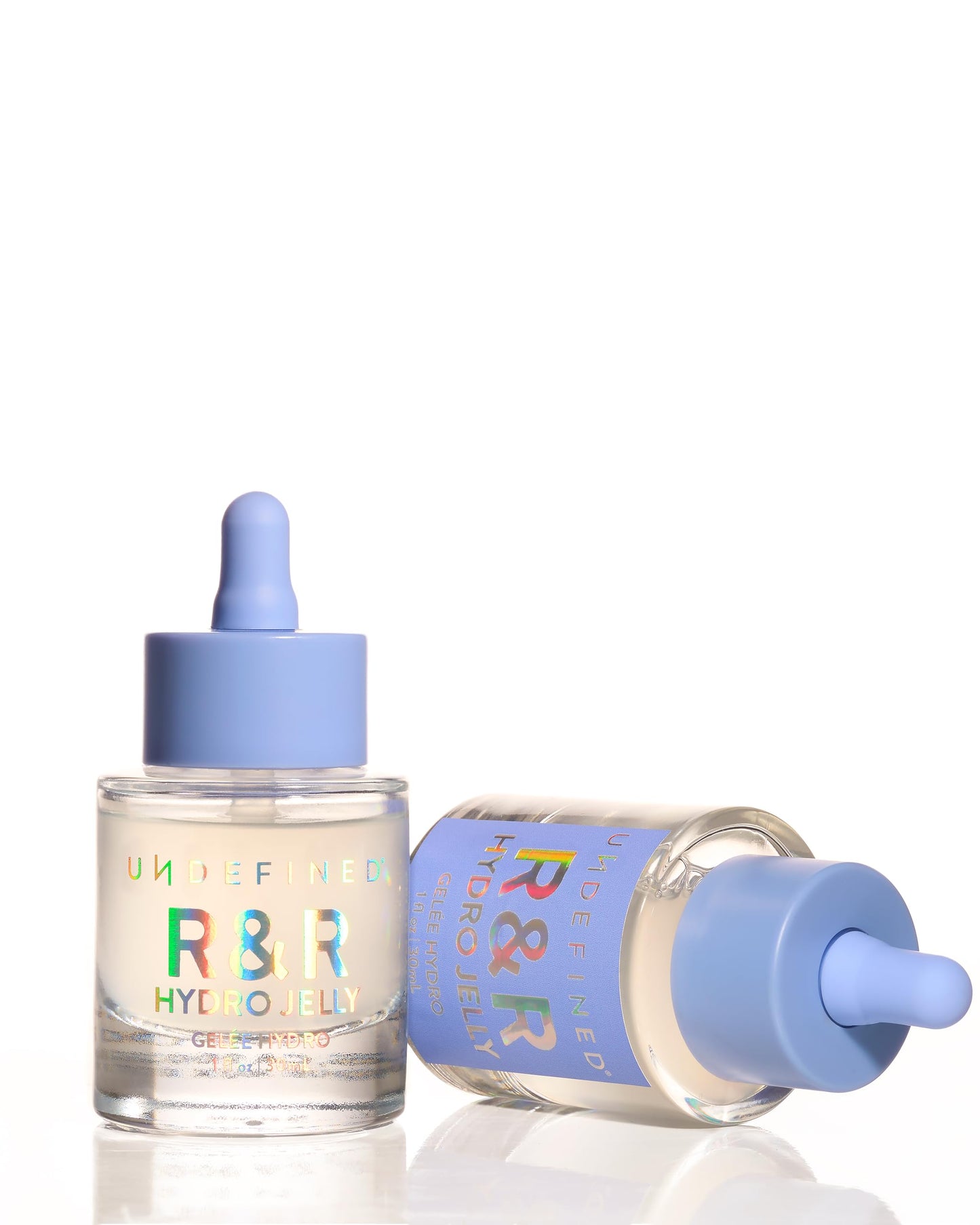 Undefined R&R Hydro Jelly Hydration Serum with Peptides, Hyaluronic Acid, Caffeine to Hydrate + Plump Face and Undereye, Vegan Alternative to Snail Mucin