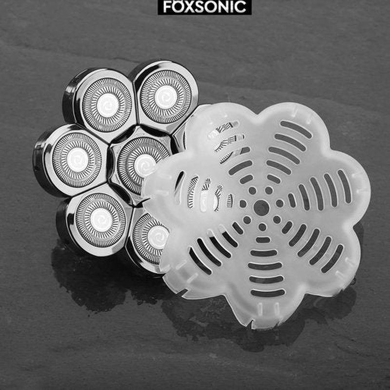 FOXSONIC 8 Blades Head Shaver Replacement Heads 8 Heads for Many Main Brands Electric Shaver Razor Bald Men Head Shaver Blades