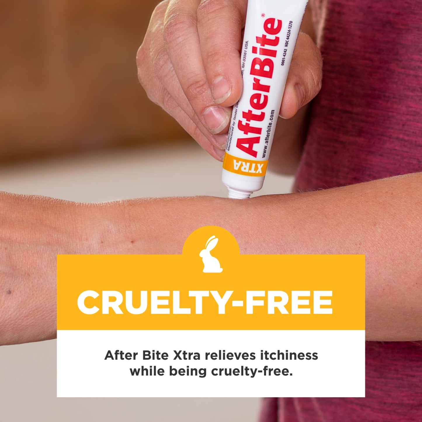 After Bite Xtra Formula - Itch Relief with Diphenhydramine HCl - Ideal for Mosquito & Fire Ant Bites, Bees & More - Portable Gel Formula - 0.7 oz (4 Pack)