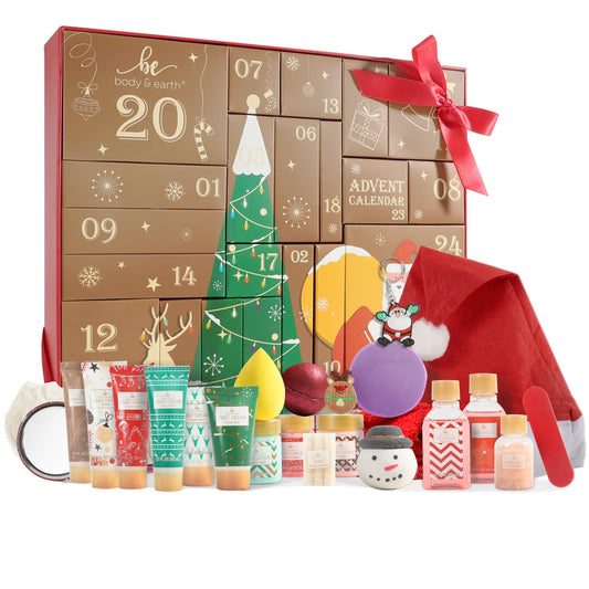 Advent Calendar 2025 | 24 Days of Beauty Gifts for Women - Skincare Countdown with 24PCS
