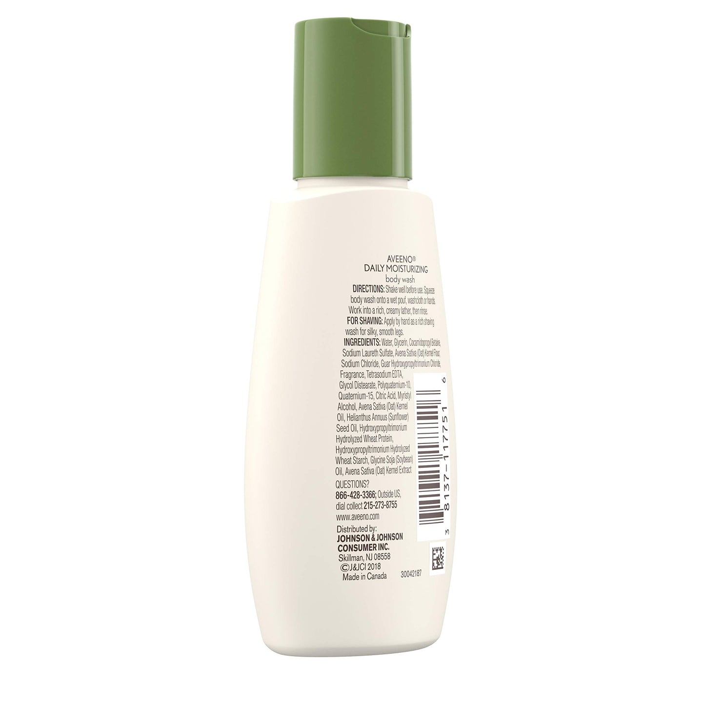 Aveeno Daily Moisturizing Body Wash, 2 Ounce (Pack of 2)