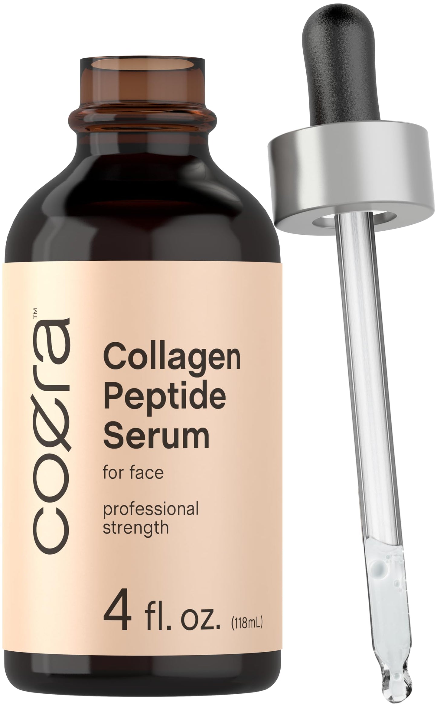 Coera Collagen Peptides | 4 fl oz | Face Serum with Verisol