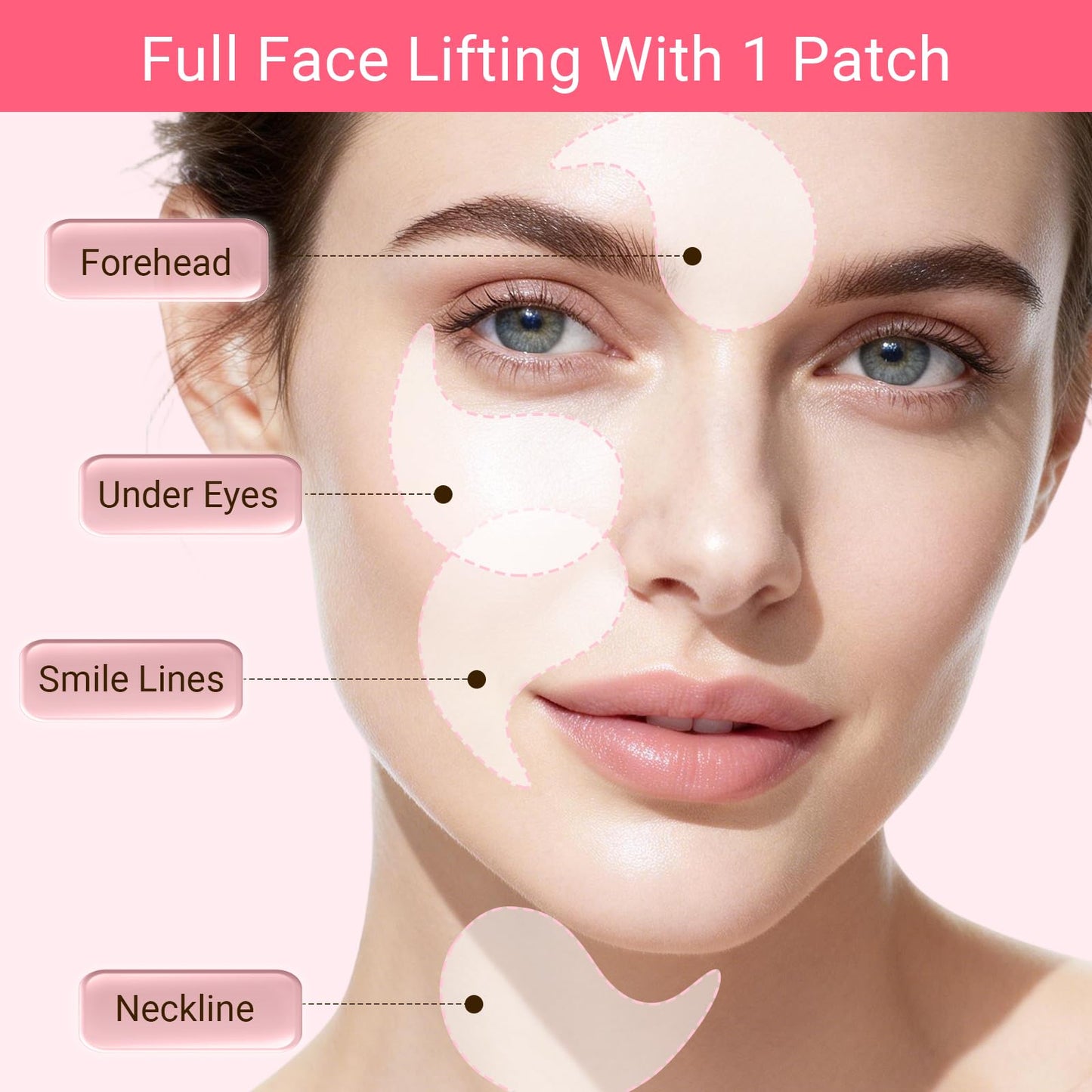 iMethod PDRN Collagen Boost Eye Patches - Under Eye Mask, Instant Lift Eye Mask for Reduce Fine Lines & Wrinkles, Firming Under Eye Patches for Dark Circles, Puffy Eyes, Eye Bags, 2 Pack, 16 Pairs