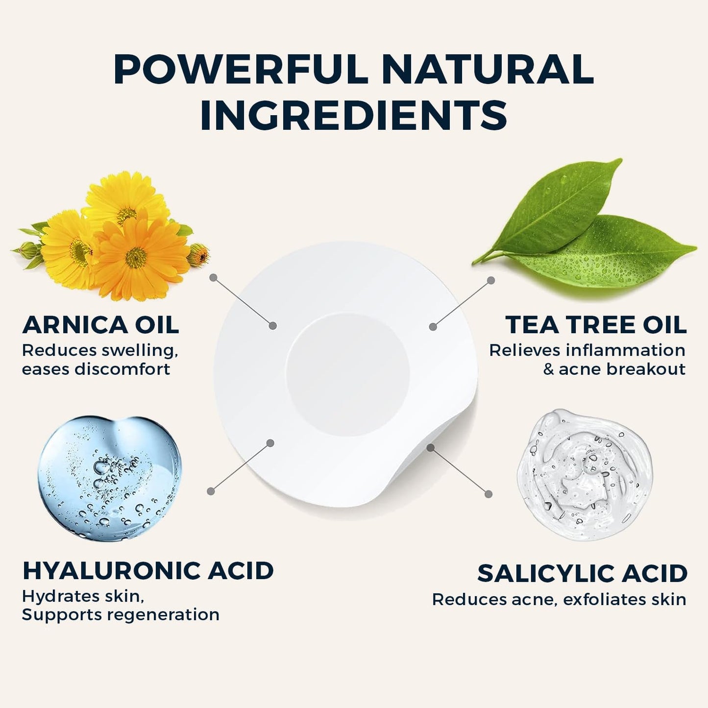 Havenique Pimple Patches for a Face Pack of 324, Acne Patches Hydrocolloid Patches for Covering Zits and Blemishes for Skin Care Spot Day and Night with Salicylic Acid, Tea Tree Oil 9 Star Patches