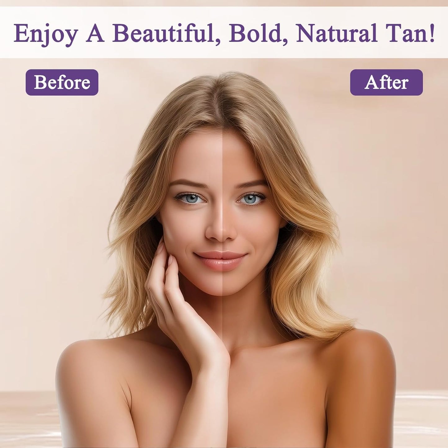 Self Tanning Spray - 2 Pack | Long-Lasting Aloe Vera & Vitamin E Formula for Medium to Dark Skin