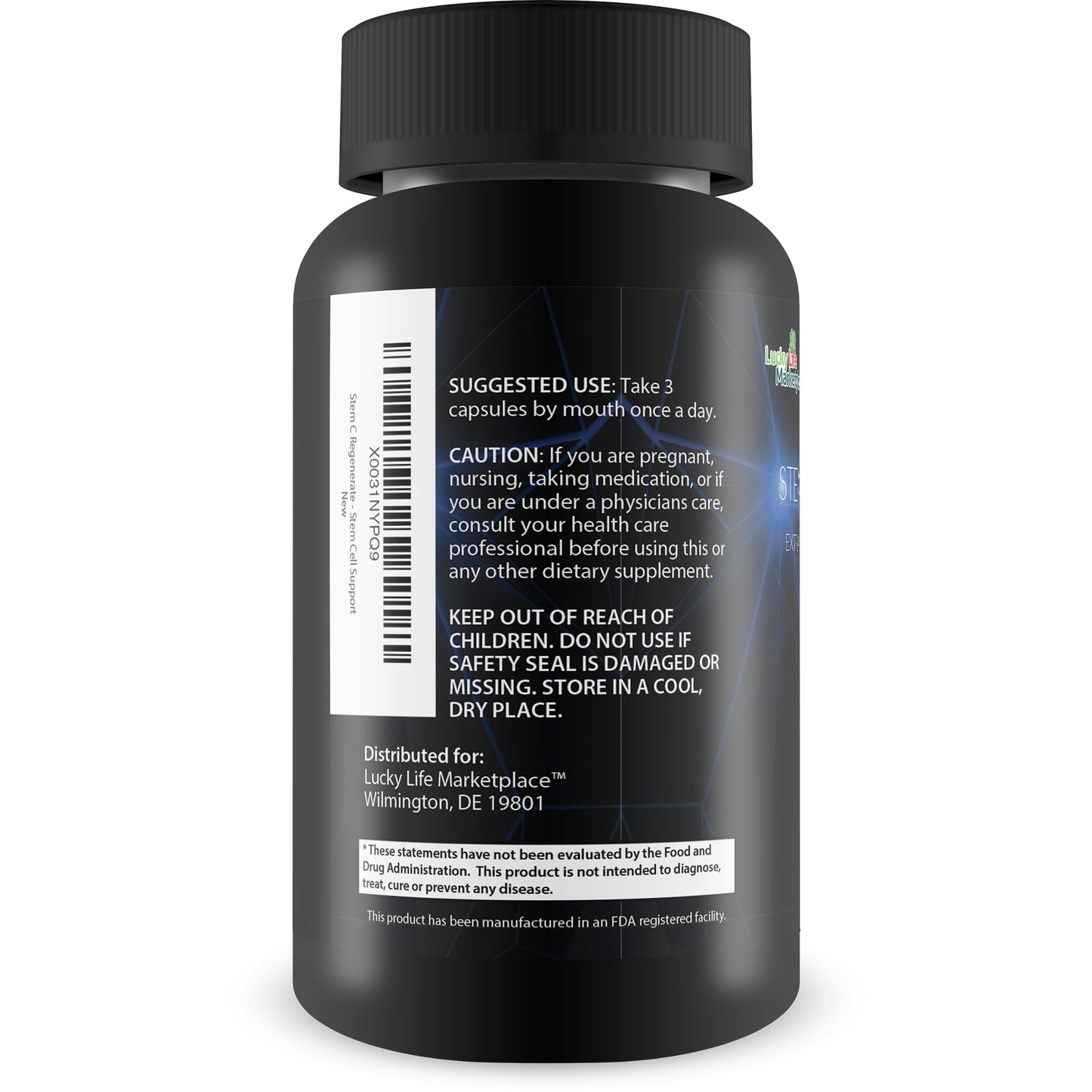 Stem C Regenerate - Natural Stem Cell Support - Help Support Boosted Natural Stem Cells, Aid Reduced Oxidation and Occasional Swelling - Best Stem Cell Supplements Self Proclaimed