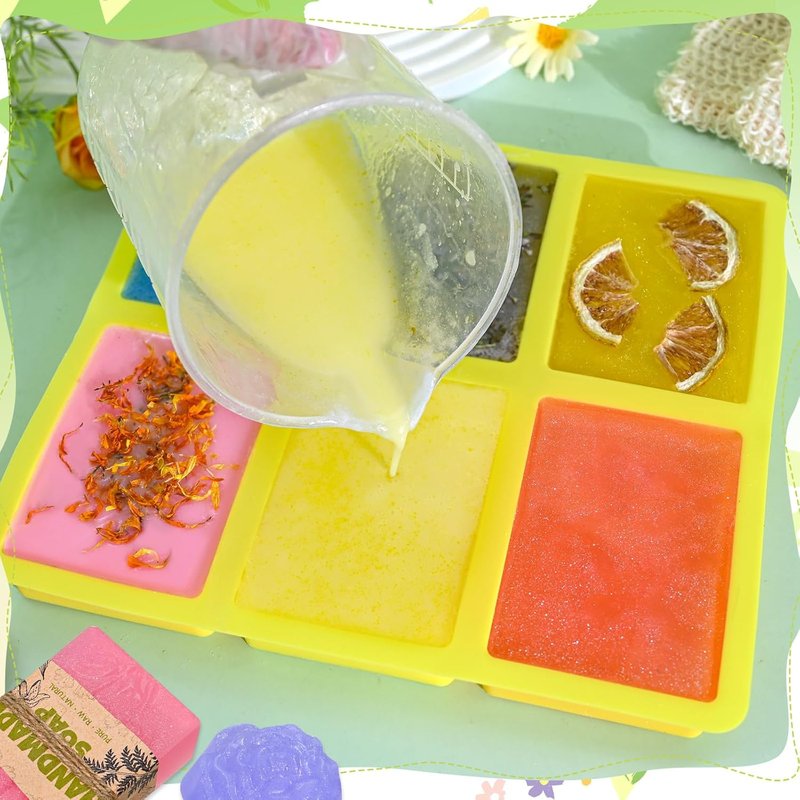 DIY Soap Making Kit - Complete Supplies with Shea Butter & Silicone Molds | Perfect Gift for Beginners